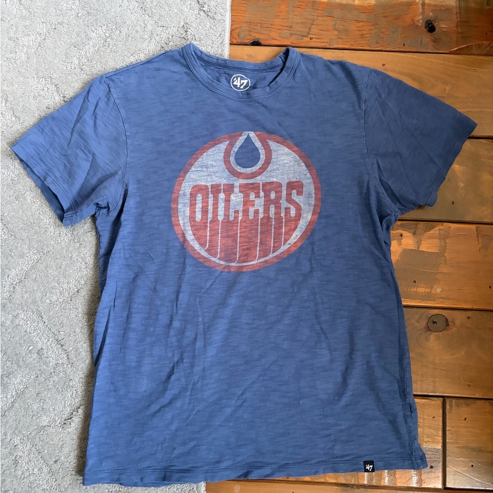 47 Brand Edmonton Oilers Shirt Medium